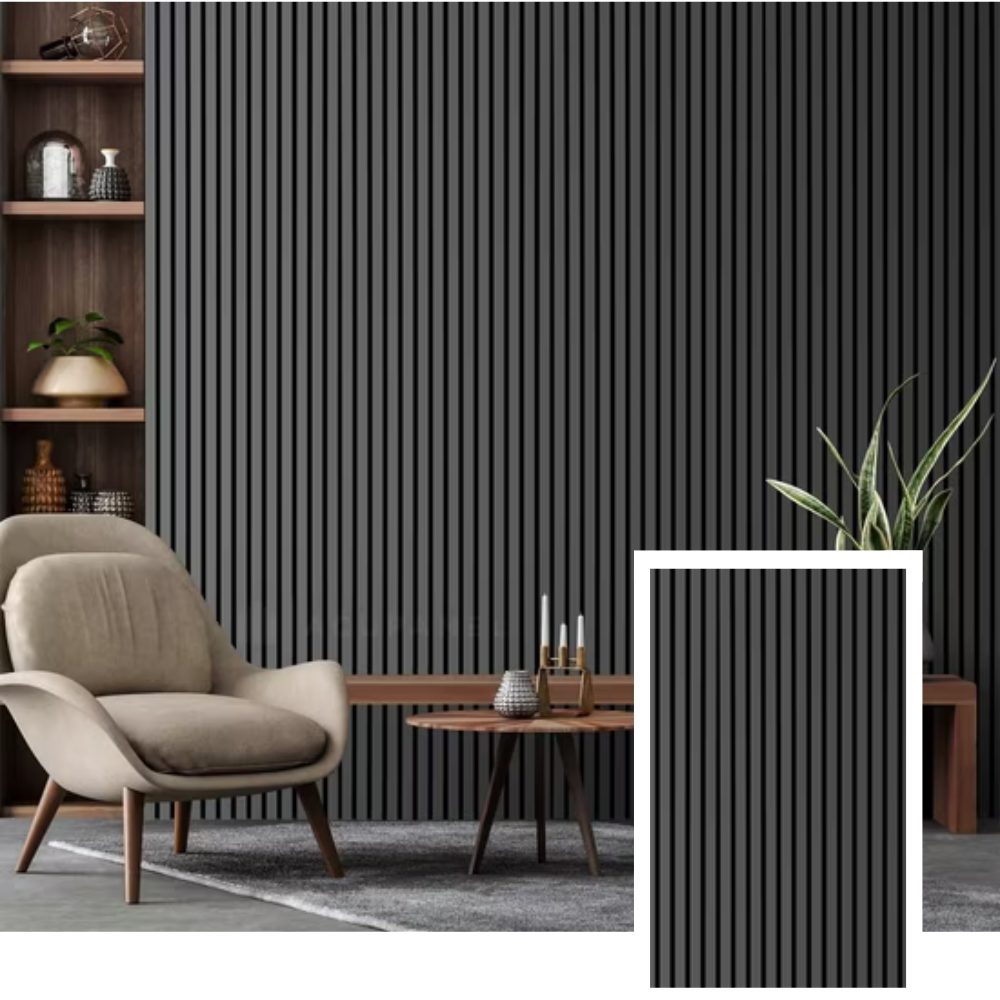 Hem & Ro™ Signature Acoustic Slat Panel — Natural Oak