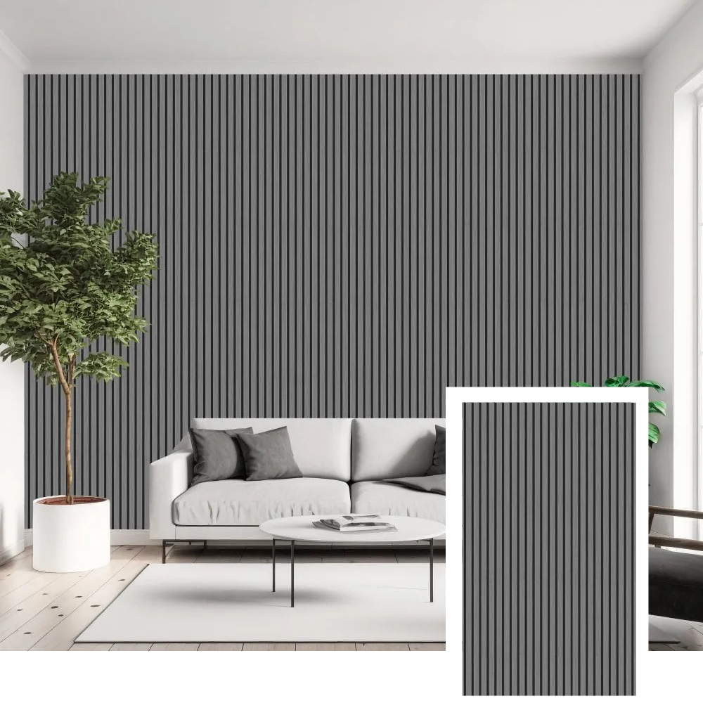 Hem & Ro™ Signature Acoustic Slat Panel — Natural Oak